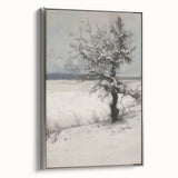 Framed canvas artwork showcasing abstract florals in vibrant colors, presented with a sleek silver frame, ideal for modern home decor accents.