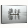 Framed abstract landscape canvas art featuring a black side view, showcasing vibrant colors and intricate textures, perfect for modern home decor.