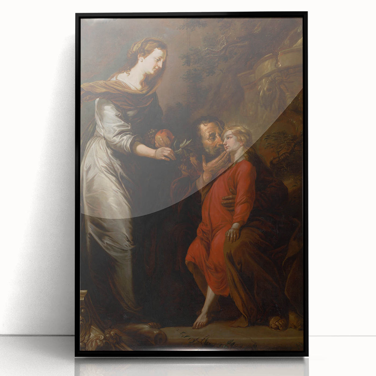 Baroque and Rococo Wall Art - Holy Family with Fruits - Classic Print