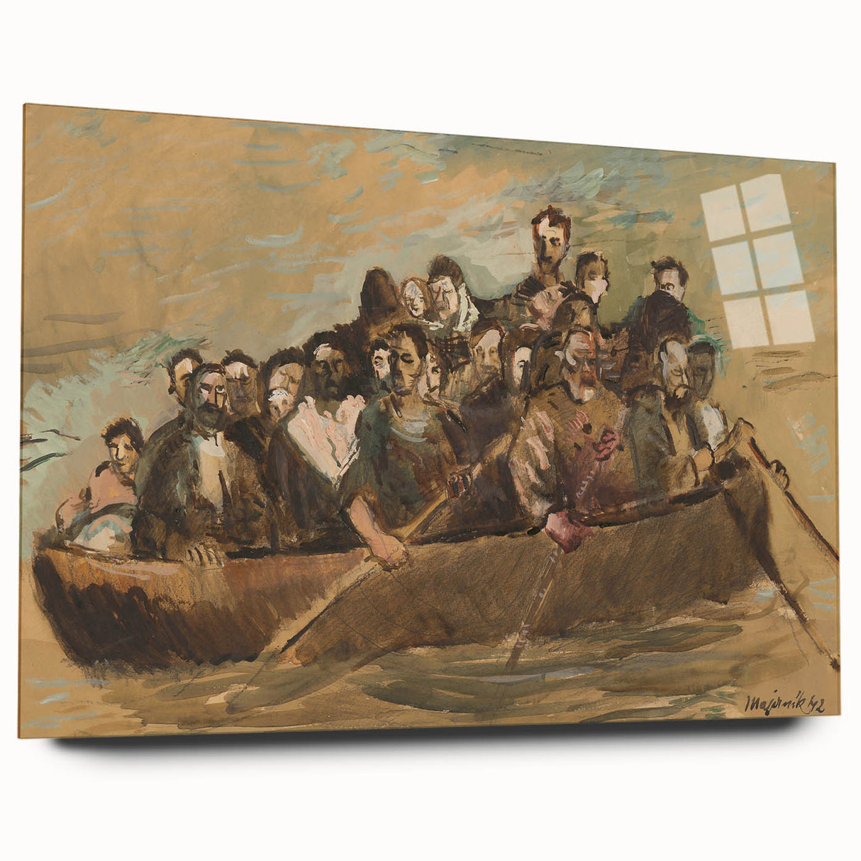 Expressionist Art - Refugees by Cyprián Majerník