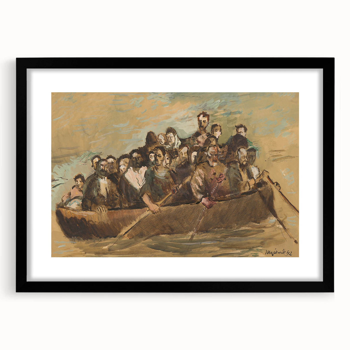 Expressionist Art - Refugees by Cyprián Majerník