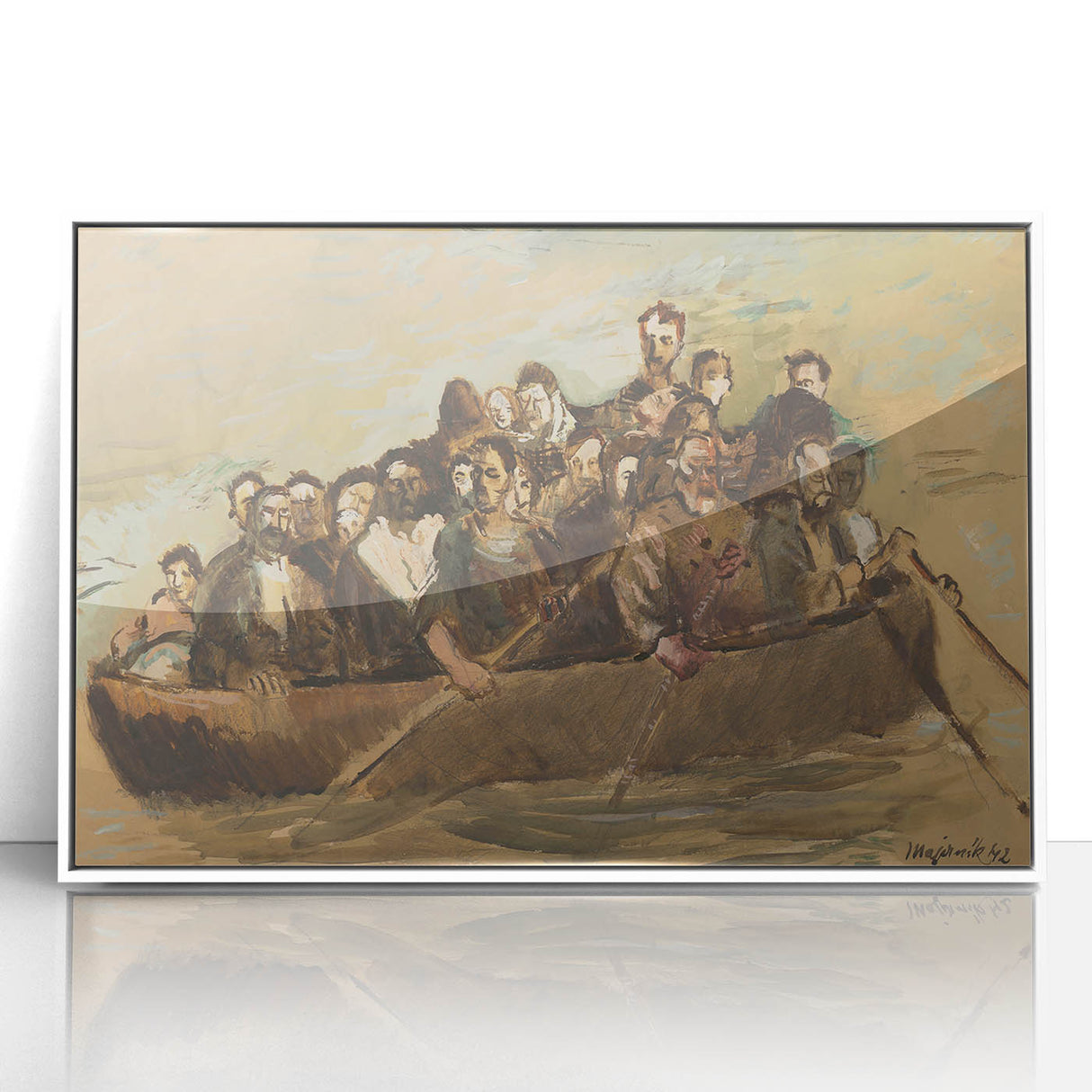 Expressionist Art - Refugees by Cyprián Majerník