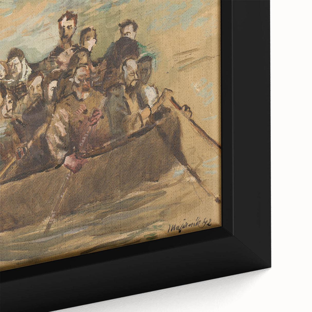 Expressionist Art - Refugees by Cyprián Majerník