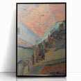 Realistic Wall Art - In Front of the House by Konštantín Bauer, Urban Scene