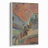 Realistic Wall Art - In Front of the House by Konštantín Bauer, Urban Scene