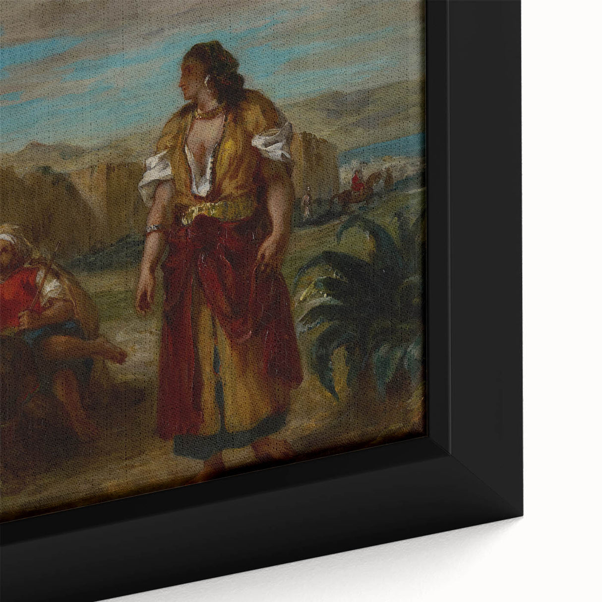 Romanticism Art: View of Tangier by Eugène Delacroix
