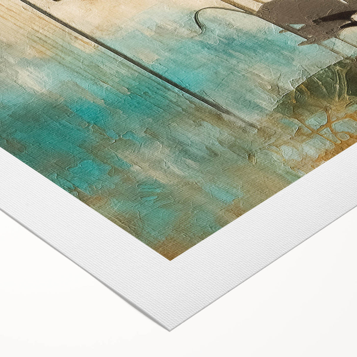 Elegant Floral Living Room Wall Art – Modern Canvas & Framed Print