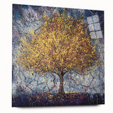 Abstract floral acrylic glass artwork showcasing vibrant colors and intricate designs, viewed from the side without pins, perfect for modern decor.