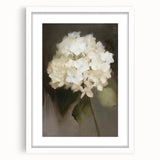 Abstract floral frame showcasing vibrant colors in a white mat, perfect for enhancing modern decor. Ideal for art enthusiasts and interior design.