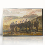 Expressionism Wall Art - Refugees on the Move by Cyprián Majerník