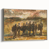 Expressionism Wall Art - Refugees on the Move by Cyprián Majerník