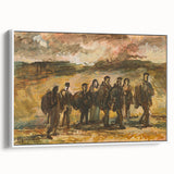 Expressionism Wall Art - Refugees on the Move by Cyprián Majerník