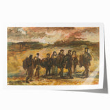 Expressionism Wall Art - Refugees on the Move by Cyprián Majerník