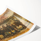 Expressionism Wall Art - Refugees on the Move by Cyprián Majerník