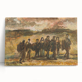 Expressionism Wall Art - Refugees on the Move by Cyprián Majerník