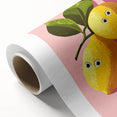 Playful Lemon Girls Room Wall Art – Kids Room Art Print