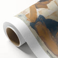 Abstract figurative art canvas in vibrant colors, showcasing dynamic shapes and forms, ideal for modern decor. Packaged securely in a durable tube for safe delivery.