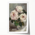 Abstract floral design rolled print showcasing vibrant colors and intricate patterns, ideal for home decor, packaged securely in a durable cardboard tube.