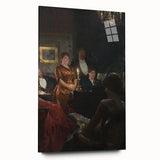 Classical Realism Painting - A Duet by P.S. Krøyer, Elegant Interior Scene
