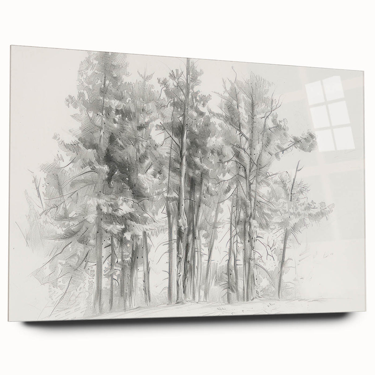 Abstract floral acrylic glass artwork showcasing vibrant colors and intricate designs, beautifully displayed from the side, perfect for modern home decor.