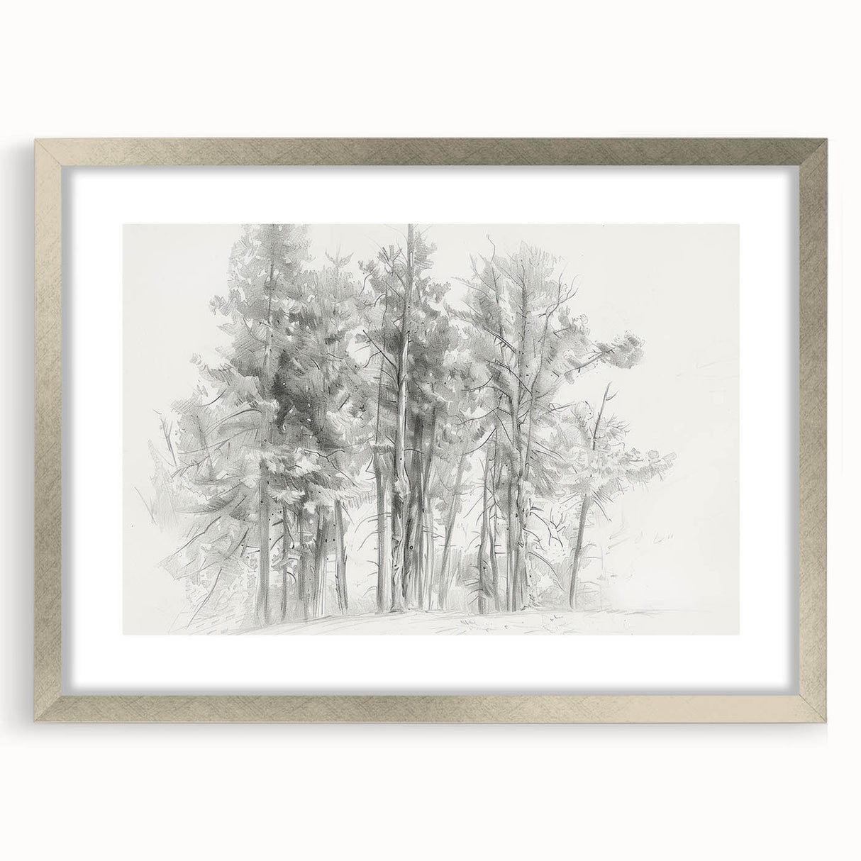 Abstract floral artwork framed in a silver mat, showcasing vibrant colors and intricate details, ideal for modern home decor or gallery displays.