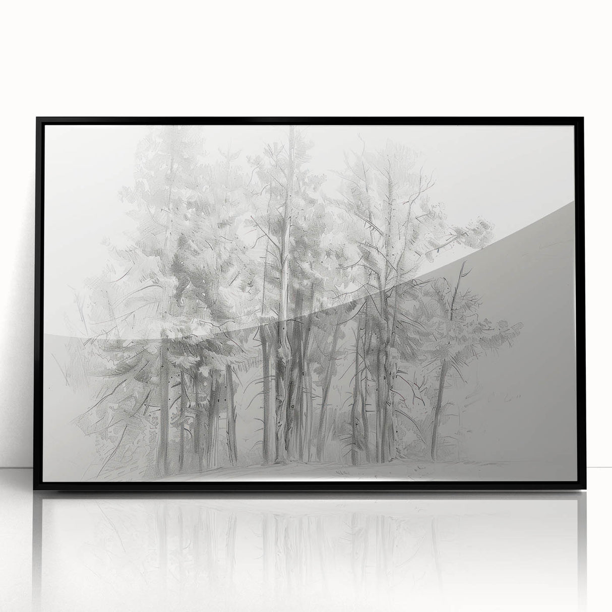 Framed acrylic artwork featuring vibrant abstract floral designs in black and colorful hues, showcasing contemporary style and elegance for modern decor.