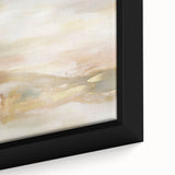 Colorful Abstract Wall Art – Blush and Gold Soft Modern Canvas