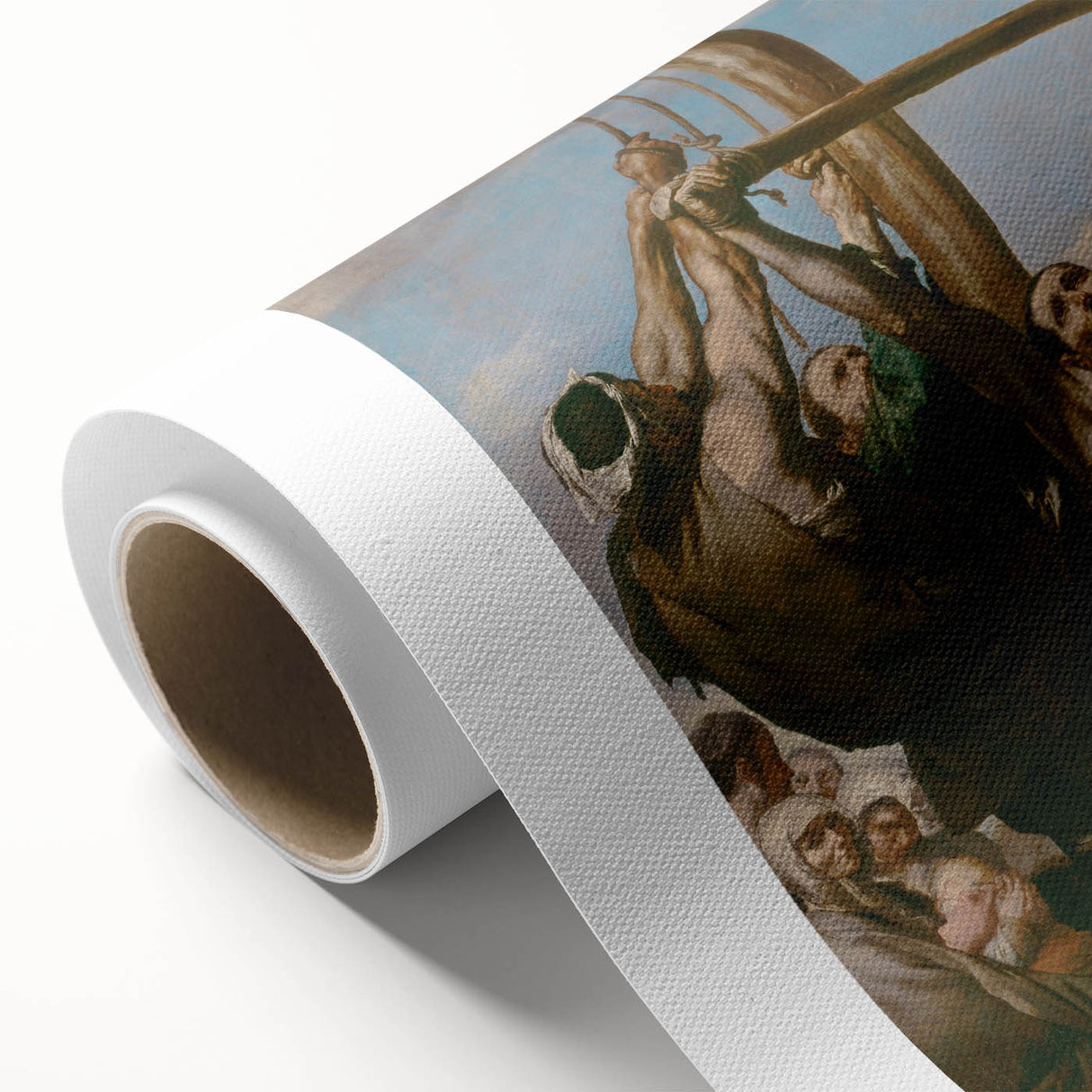 Baroque Religious Art - The Raising of the Cross Wall Art Print