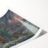 Expressionist Art - Resting Farmers by Arnold Peter Weisz-Kubínčan