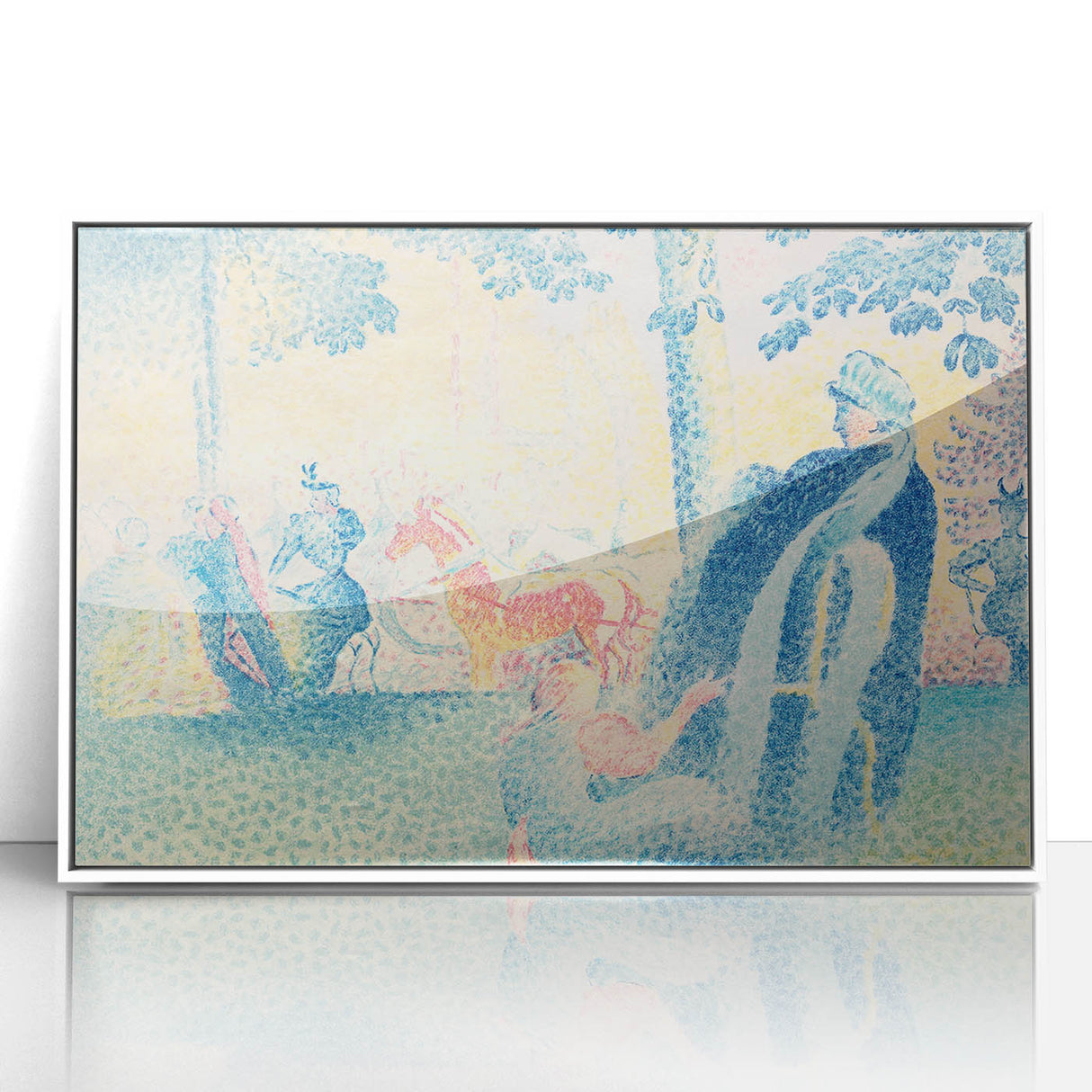 Impressionist Park Scene - In the Park by Henri Edmond Cross Print