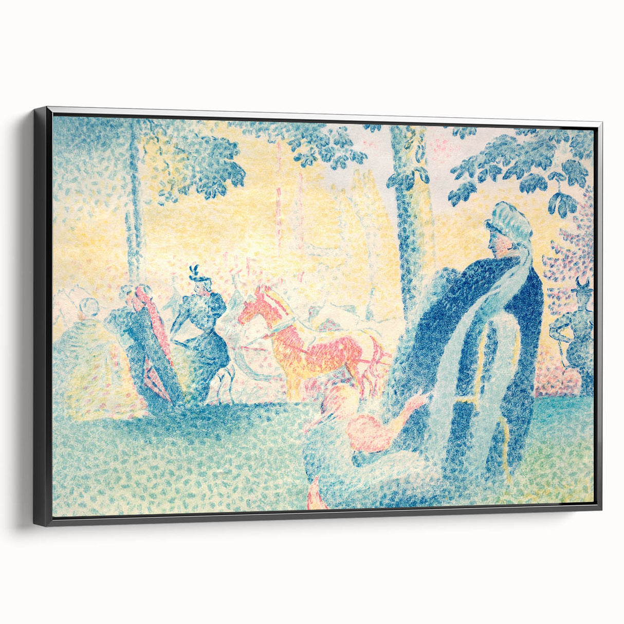 Impressionist Park Scene - In the Park by Henri Edmond Cross Print