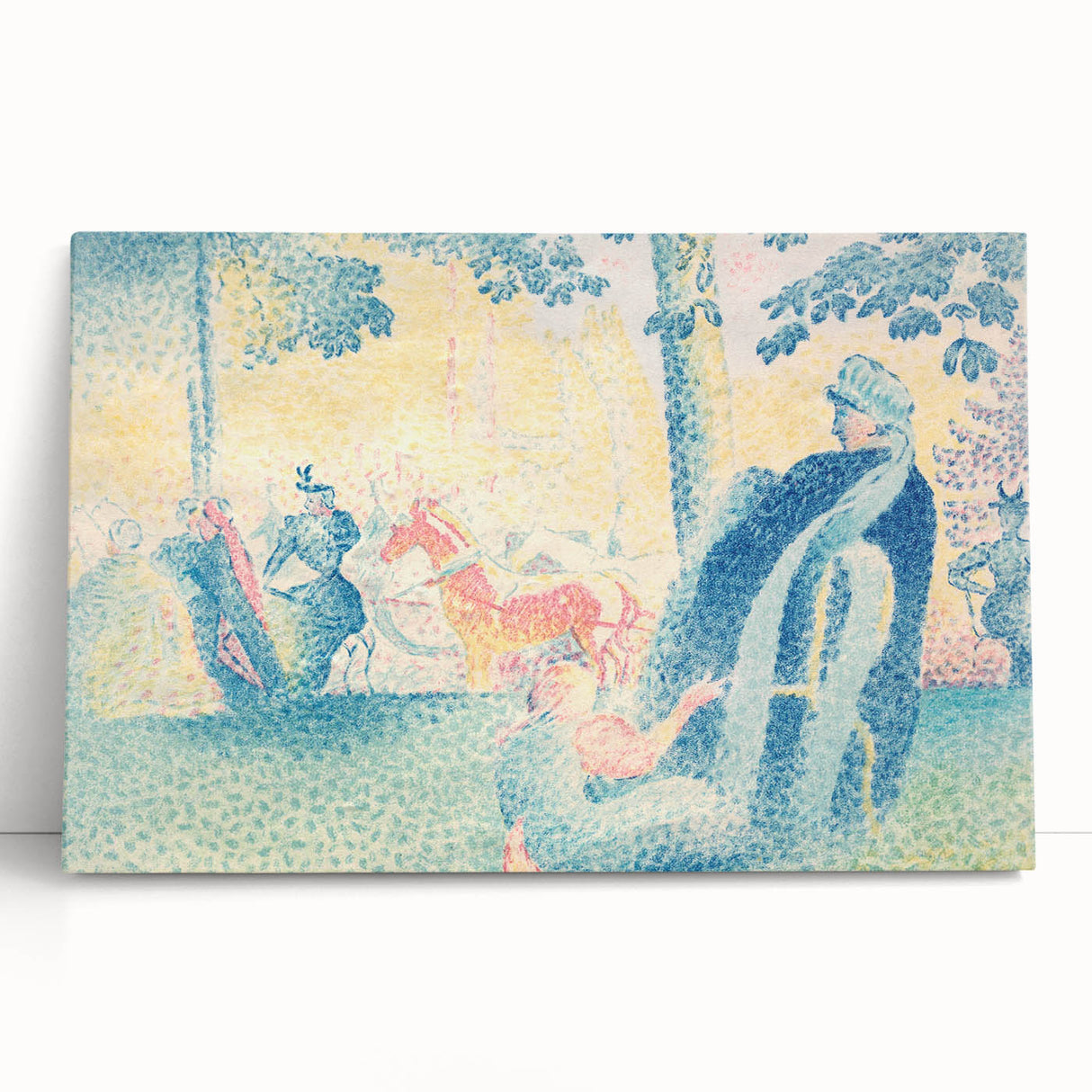 Impressionist Park Scene - In the Park by Henri Edmond Cross Print
