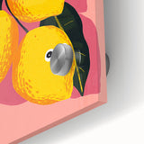 Funny Lemon Girls Room Wall Art – Kids Room Art Print