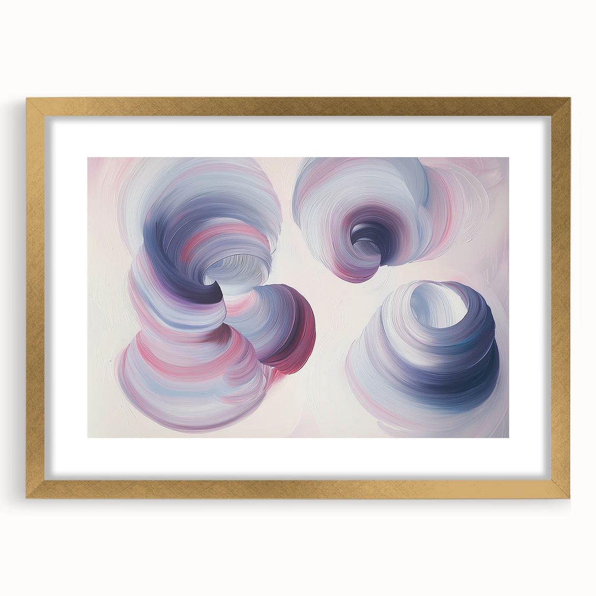 Serene Swirl Abstract Wall Art – Modern Canvas & Framed Print