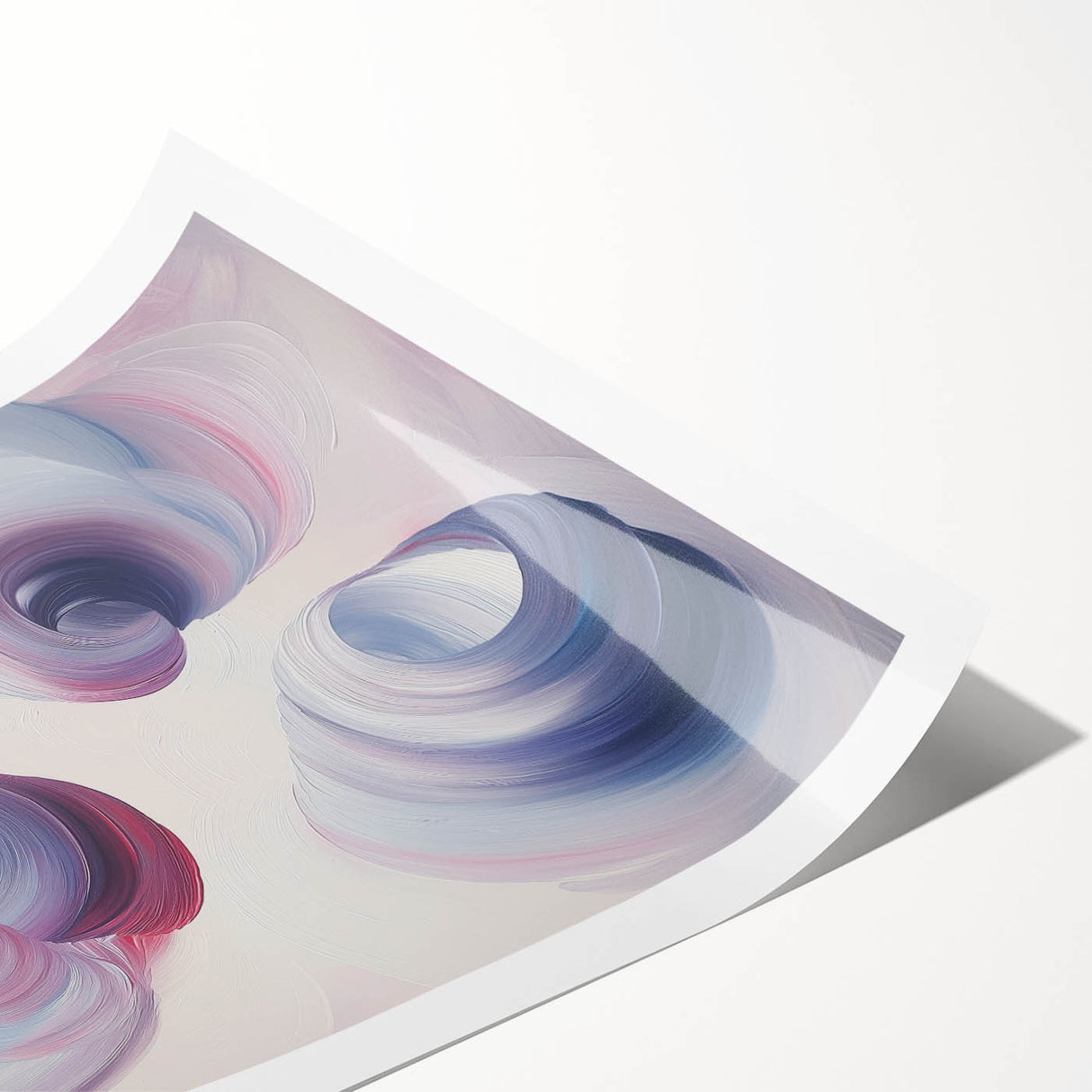 Serene Swirl Abstract Wall Art – Modern Canvas & Framed Print