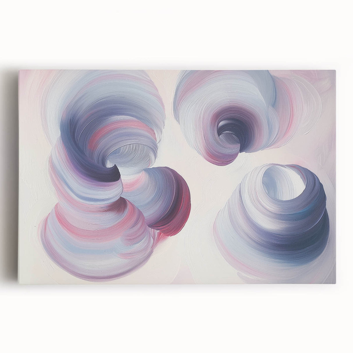Serene Swirl Abstract Wall Art – Modern Canvas & Framed Print