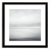 Abstract landscape framed in a sleek black mat, showcasing vibrant colors and dynamic shapes that evoke a modern artistic feel for home decor. Perfect for enhancing interior spaces with a contemporary touch.
