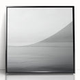 Framed abstract landscape artwork in black acrylic, showcasing a modern design with vibrant colors and intricate textures, perfect for contemporary home decor.