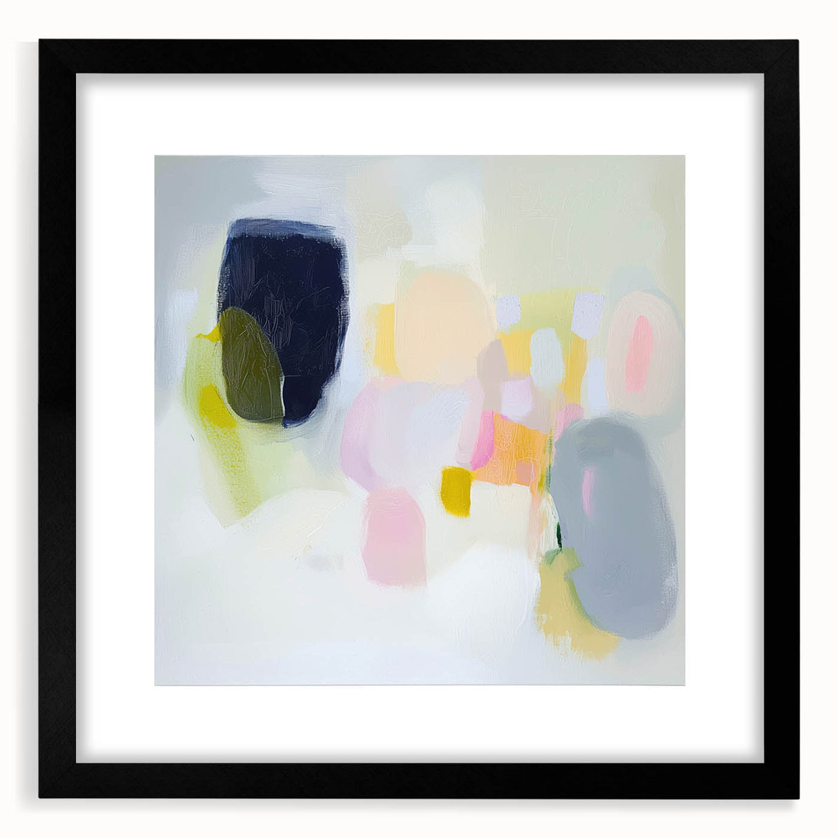 Abstract Art Prints – Colorful Pastel Modern Wall Decor Canvas