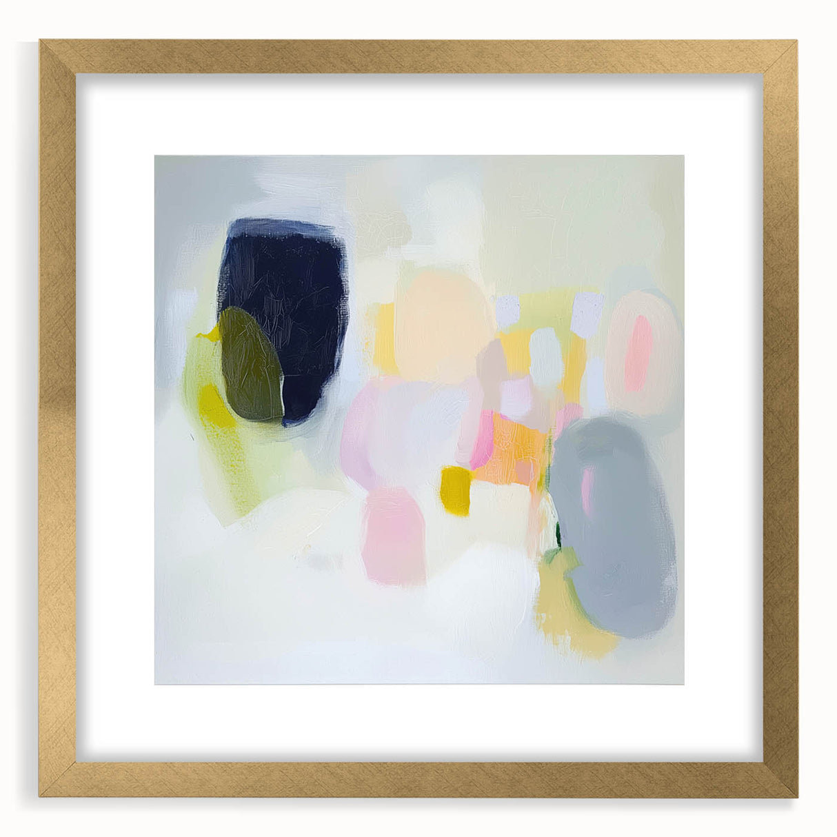 Abstract Art Prints – Colorful Pastel Modern Wall Decor Canvas