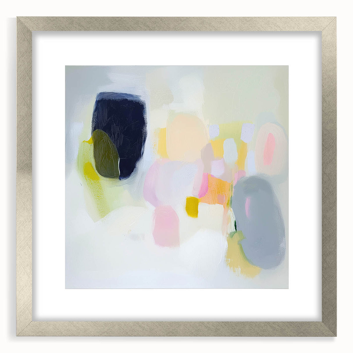 Abstract Art Prints – Colorful Pastel Modern Wall Decor Canvas