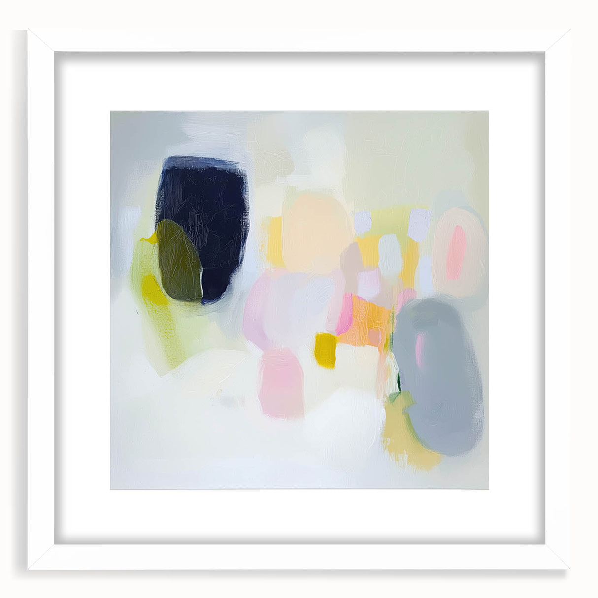 Abstract Art Prints – Colorful Pastel Modern Wall Decor Canvas