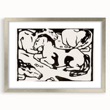Expressionist Art - Resting Horses by Franz Marc