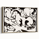 Expressionist Art - Resting Horses by Franz Marc