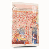 Impressionist Interior Wall Art - Vuillard’s Pink Wallpaper Scene Print