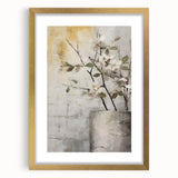 Minimalist Floral Living Room Wall Art – Modern Canvas & Prints