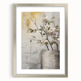 Minimalist Floral Living Room Wall Art – Modern Canvas & Prints