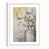 Minimalist Floral Living Room Wall Art – Modern Canvas & Prints