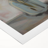 Vibrant rolled canvas showcasing abstract floral designs in rich colors, featuring textures that enhance its artistic appeal, perfect for modern home decor.