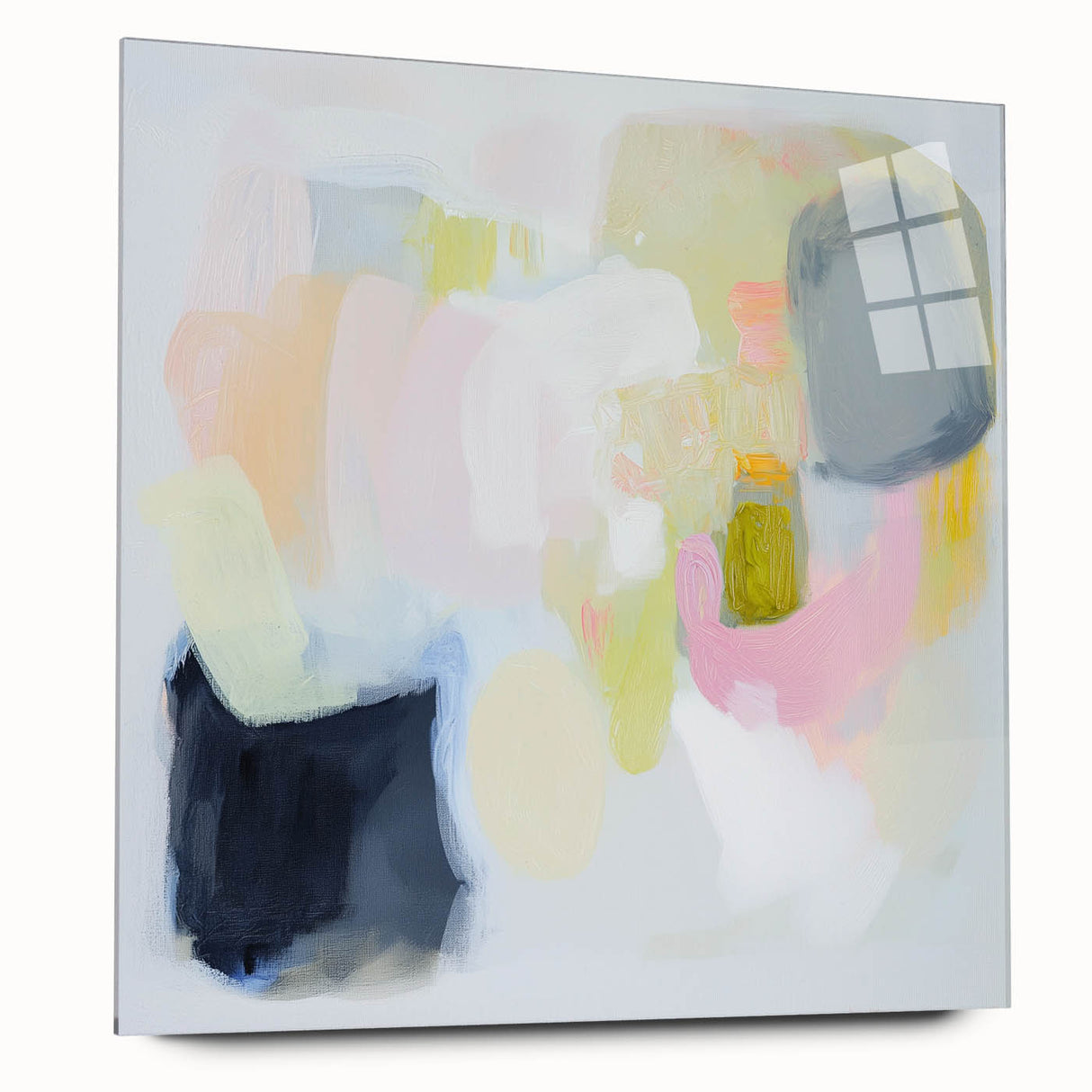 Modern Abstract Wall Art – Playful Pastel Color Canvas Print